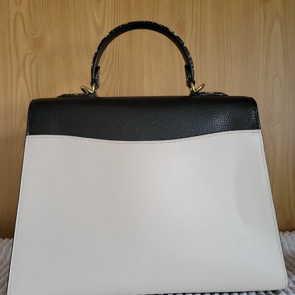 ❤️SOLD❤️ Coach Tabby Top Handle In Colorblock Snakeskin - Picture 4 of 13